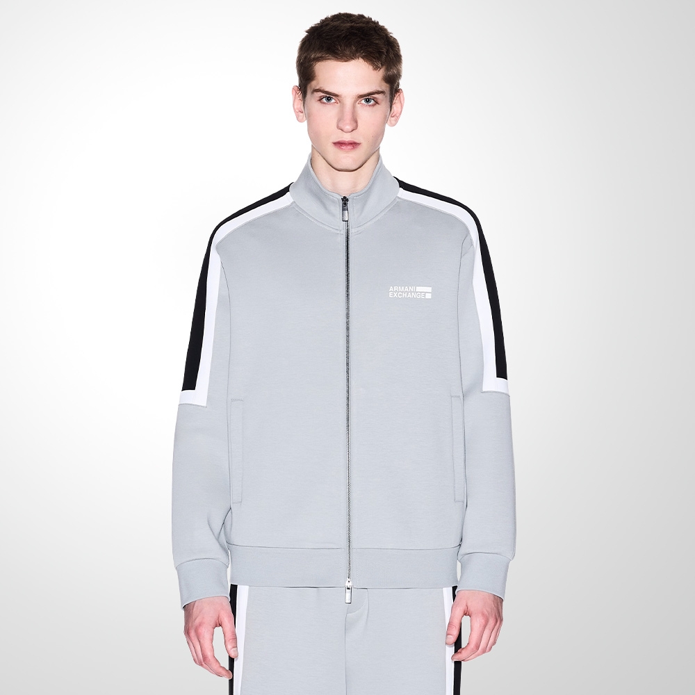 MOLETOM ARMANI EXCHANGE MASCULINO JERSEY CINZA